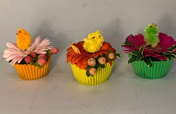 Floral Cupcake